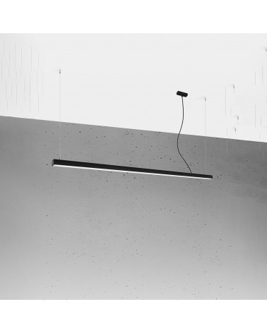 Hängeleuchte PINNE 200 schwarz