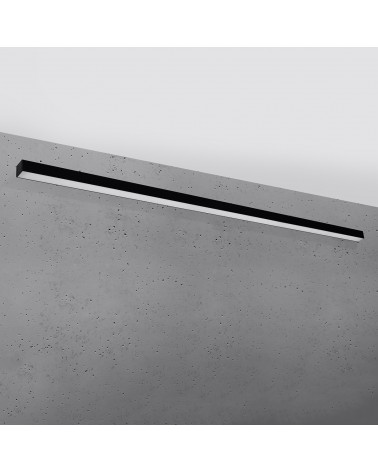 Wandleuchte PINNE 200 schwarz