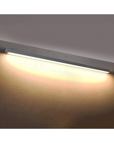 Wandleuchte PINNE 200 grau