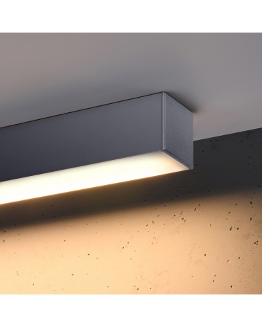 Deckenleuchte PINNE 200 grau