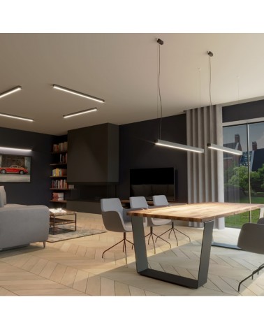 Deckenleuchte PINNE 200 grau