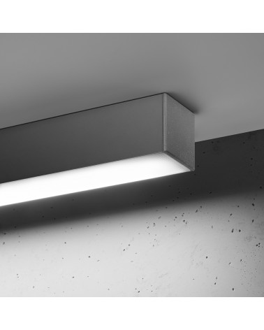 Deckenleuchte PINNE 200 grau