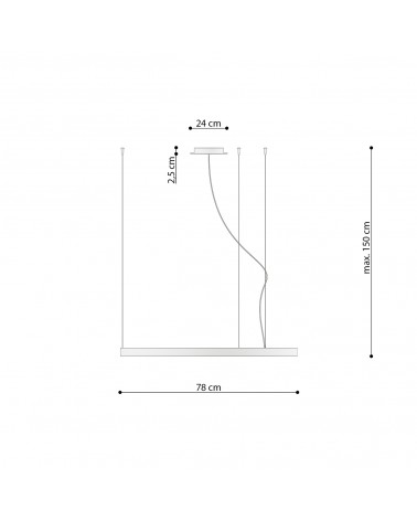Kronleuchter RIO 78 poliert gold LED 3000K