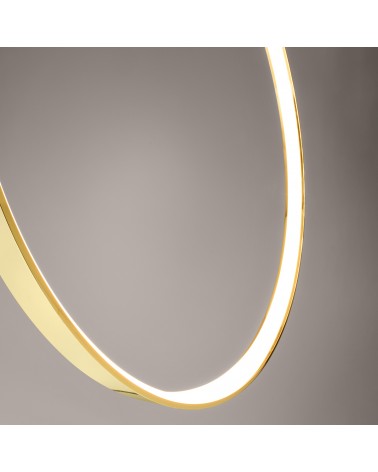 Hängeleuchte RIO 78 poliert gold LED 3000K