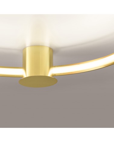 Deckenleuchte RIO 78 poliert gold LED 3000K