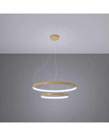 Kronleuchter RIO 2 55/78 golden LED 4000K