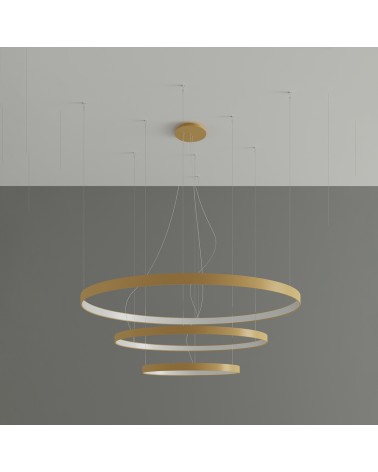 Kronleuchter RIO 3 55/78/110 golden LED 4000K