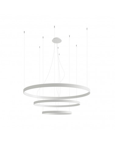 Kronleuchter RIO 3 55/78/110 weiß LED 4000K