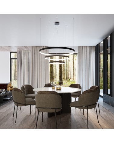 Kronleuchter RIO 3 55/78/110 weiß LED 4000K