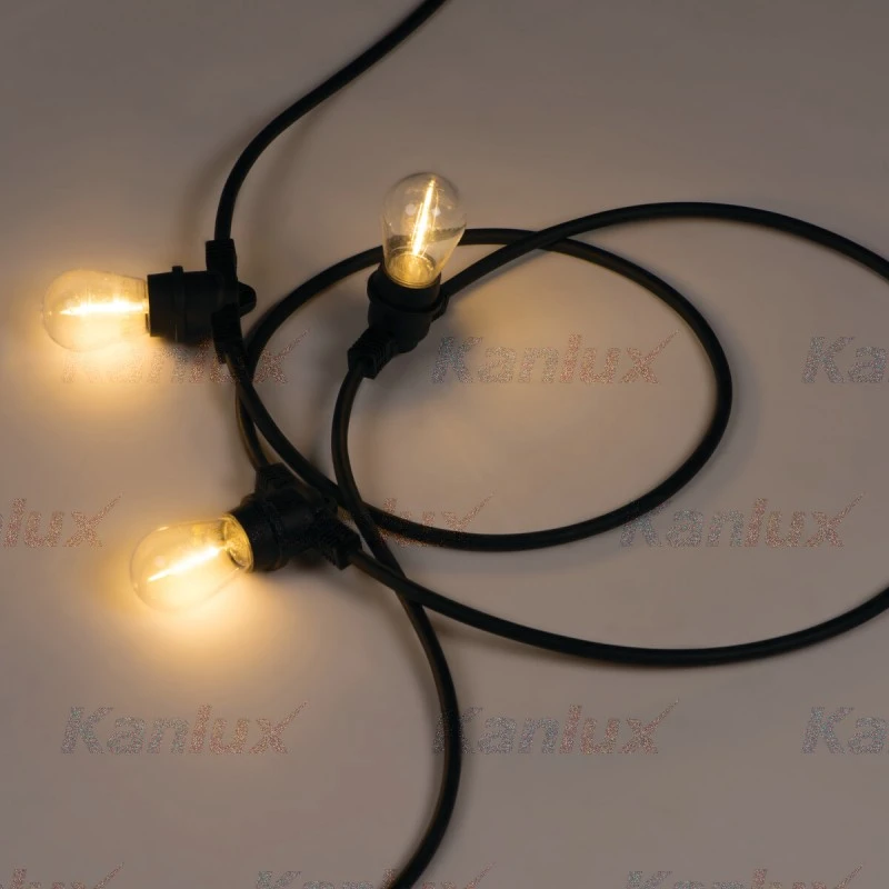 LED Lichterkette GRL 6M5E27-B, LED Girlande Kanlux 6m
