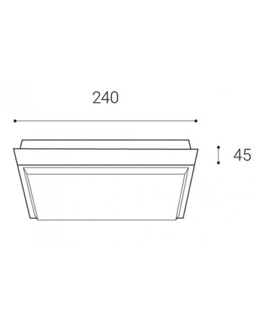 QUADO L, A 25W 3000K