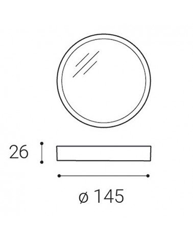SLIM-R ON, S 10W 3000K