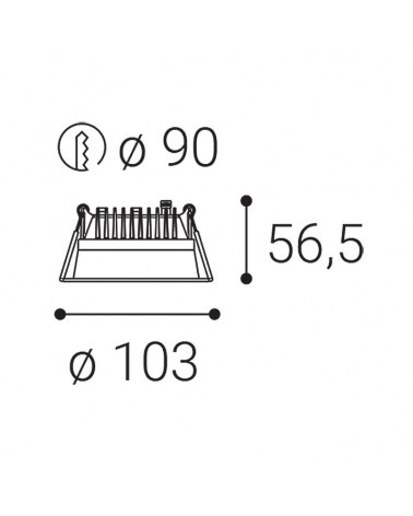 ZETA XS, W 8-10W 3000K