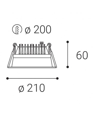 ZETA L, W 18-25W 3000K