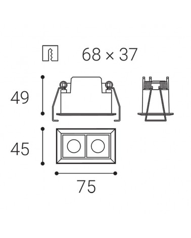 LINEAR 2, W 4W 3000K