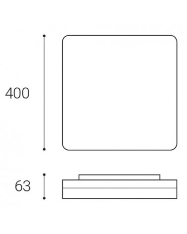SQUARE II 40 30W 3000K/3500K/4000K