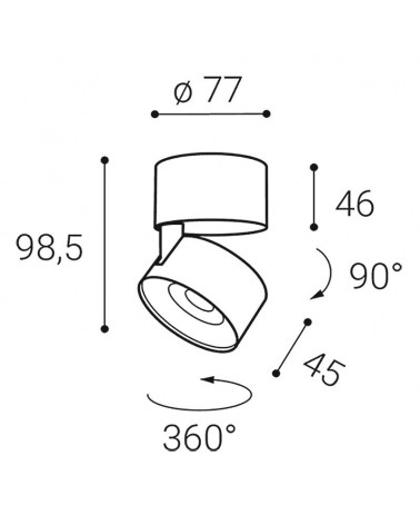 KLIP ON, WW 11W 3000K
