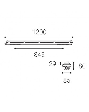 DUSTER II 120 20-35W 4000K