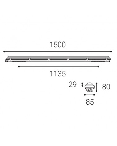 DUSTER II 150 29-52W 4000K